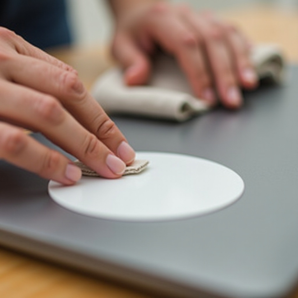 kung paano alisin ang pandikit ng sticker mula sa laptop