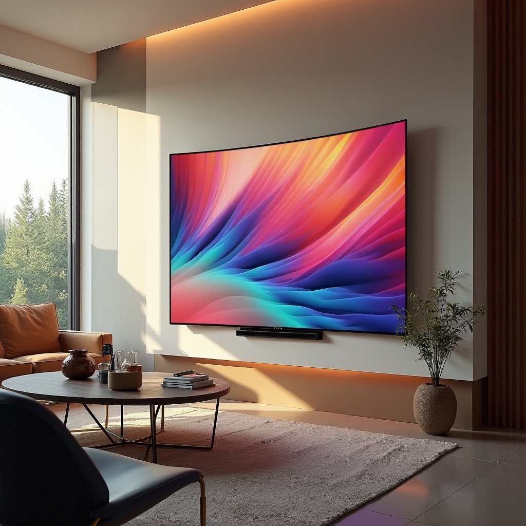 ano ang ginagawa ng curved tv