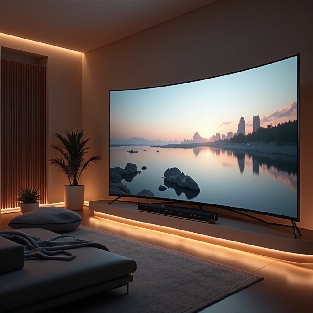 ทีวีจอโค้งทำอะไร