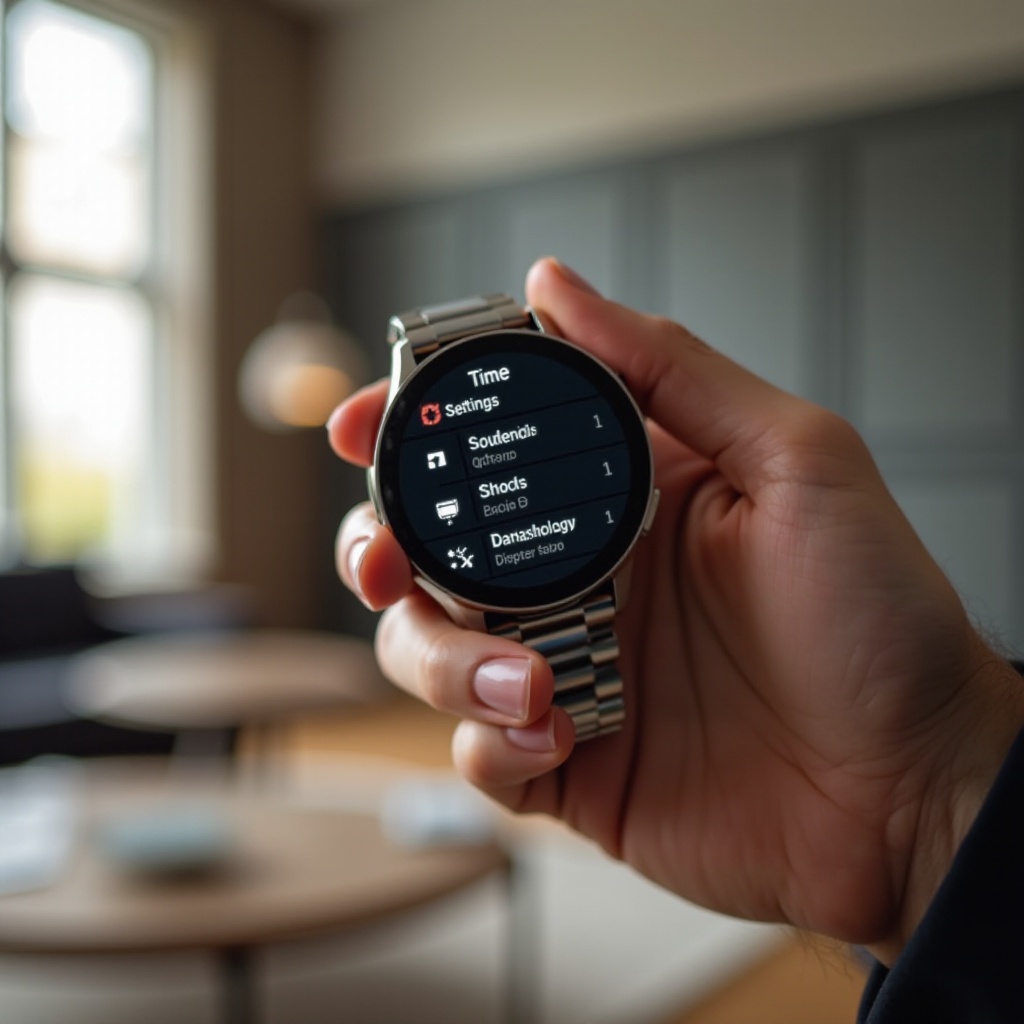 como alterar a hora no relógio inteligente Lige