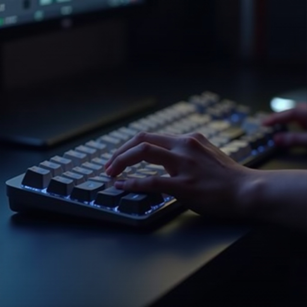 como faço para deixar meu teclado mais silencioso ao digitar