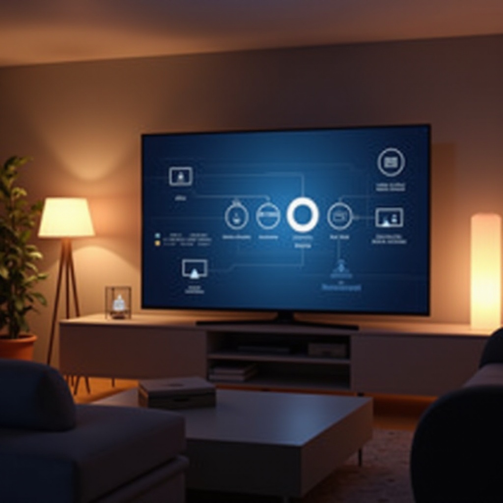 tv philips em modo de segurança