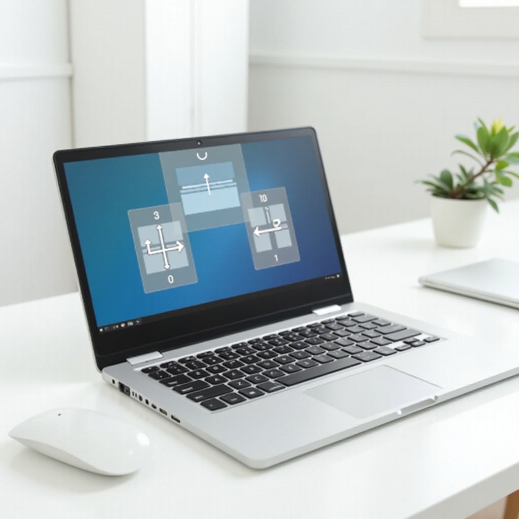 bagaimana cara membalik layar di chromebook