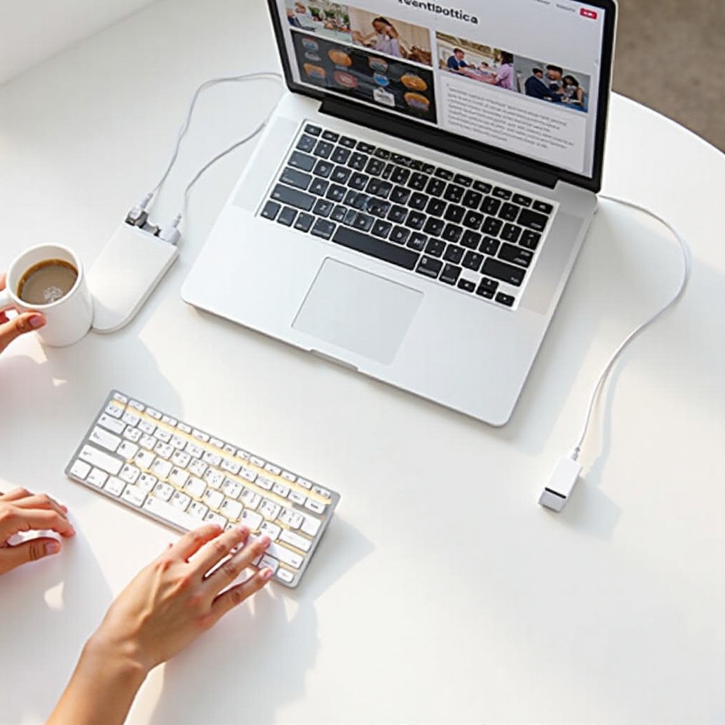 kung paano ikonekta ang iclever ic-bk05 sa laptop