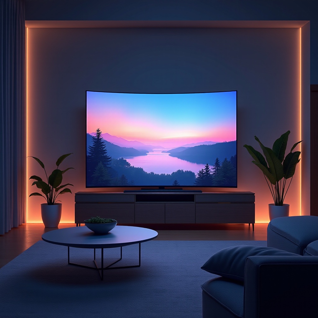 apa yang dilakukan tv melengkung