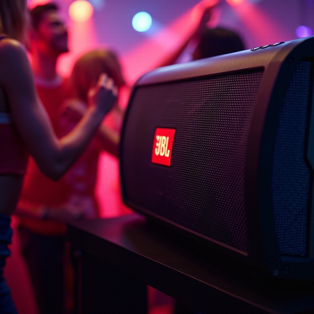 mga pagsusuri ng JBL Partybox Club 120 na portable party speaker