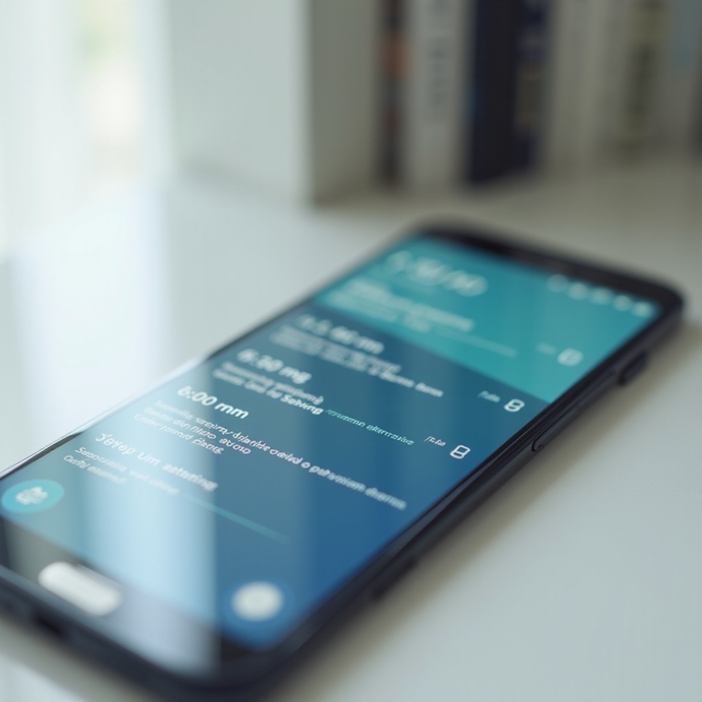 cara mengatur alarm di ponsel samsung