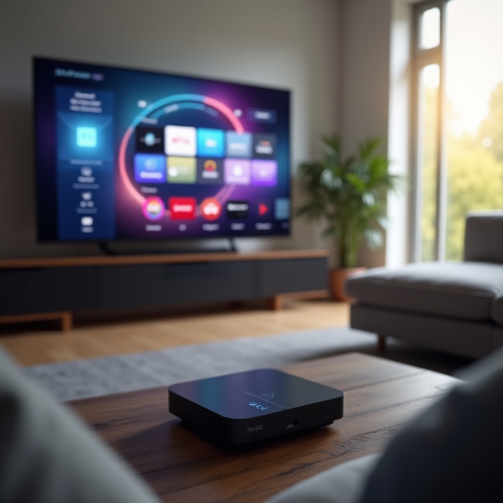 revisão do caixa de tv android