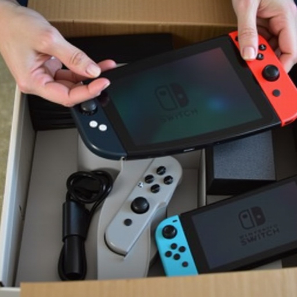 nintendo switch ano ang nasa kahon