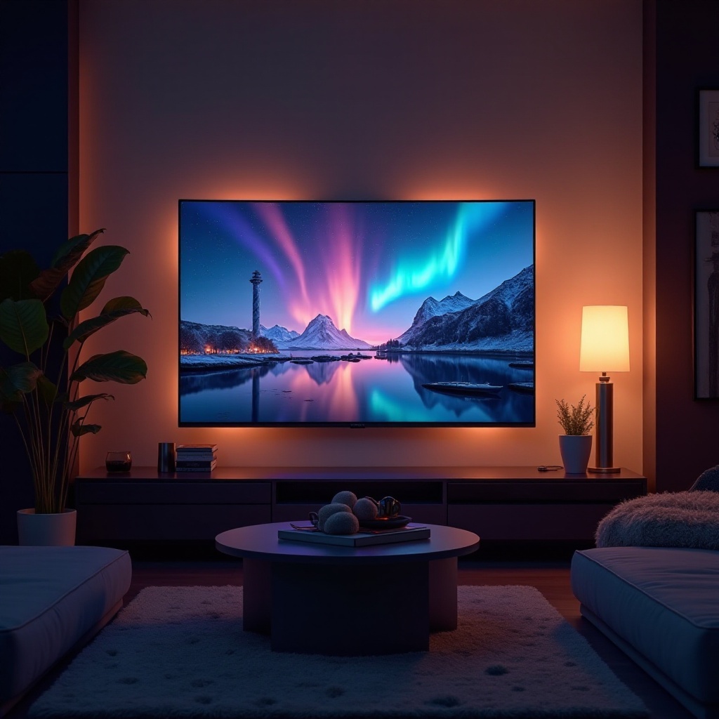 ماذا تفعل التلفزيون المنحني