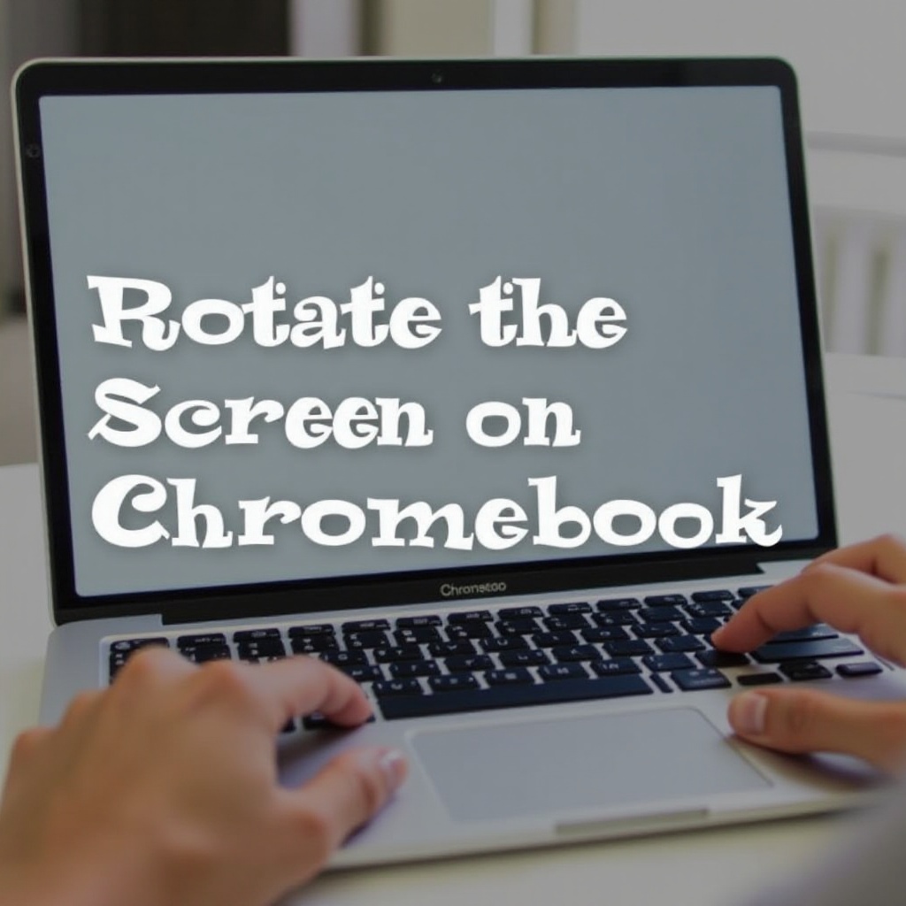 จะพลิกหน้าจอใน Chromebook ได้อย่างไร
