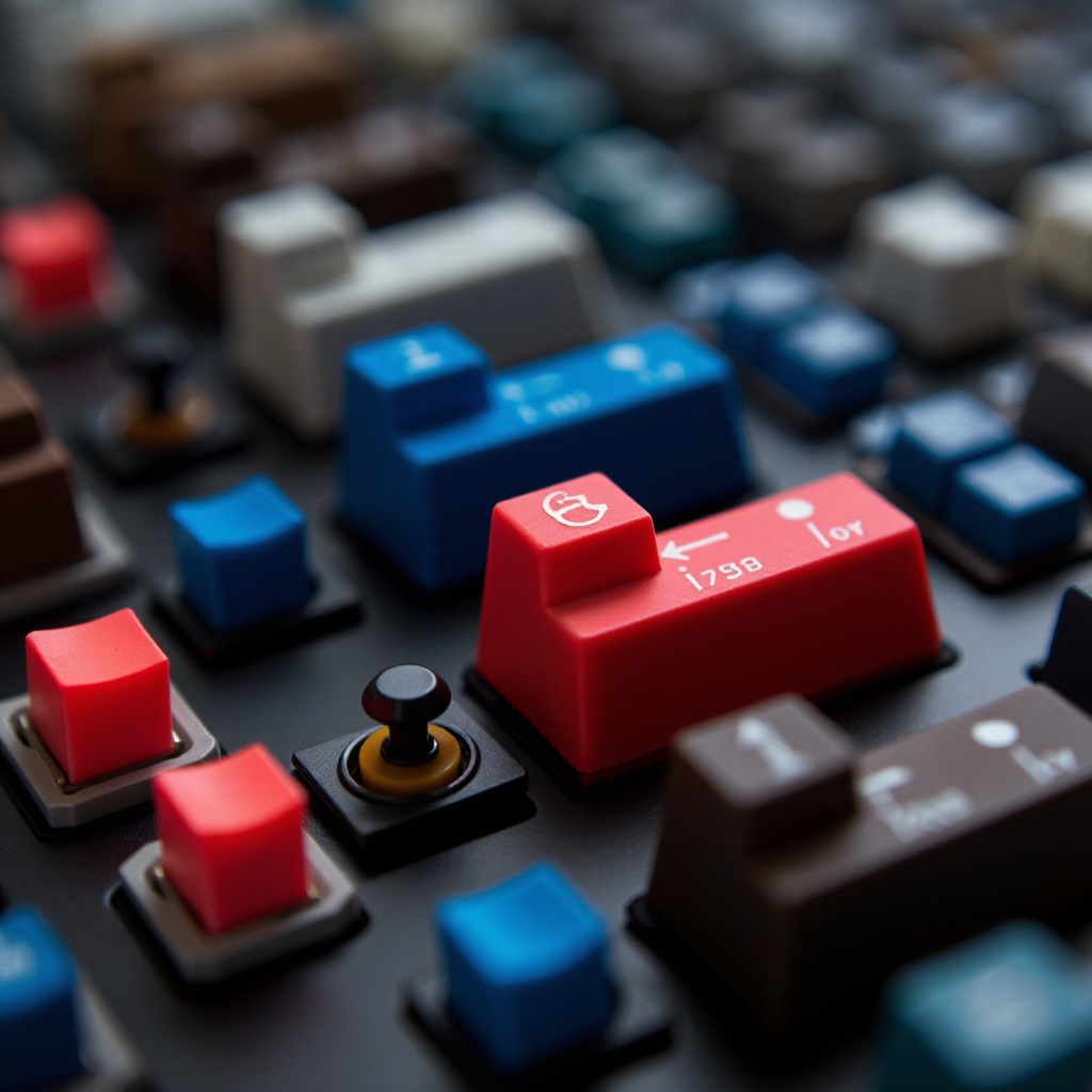 diferença entre switches vermelhos, azuis e marrons