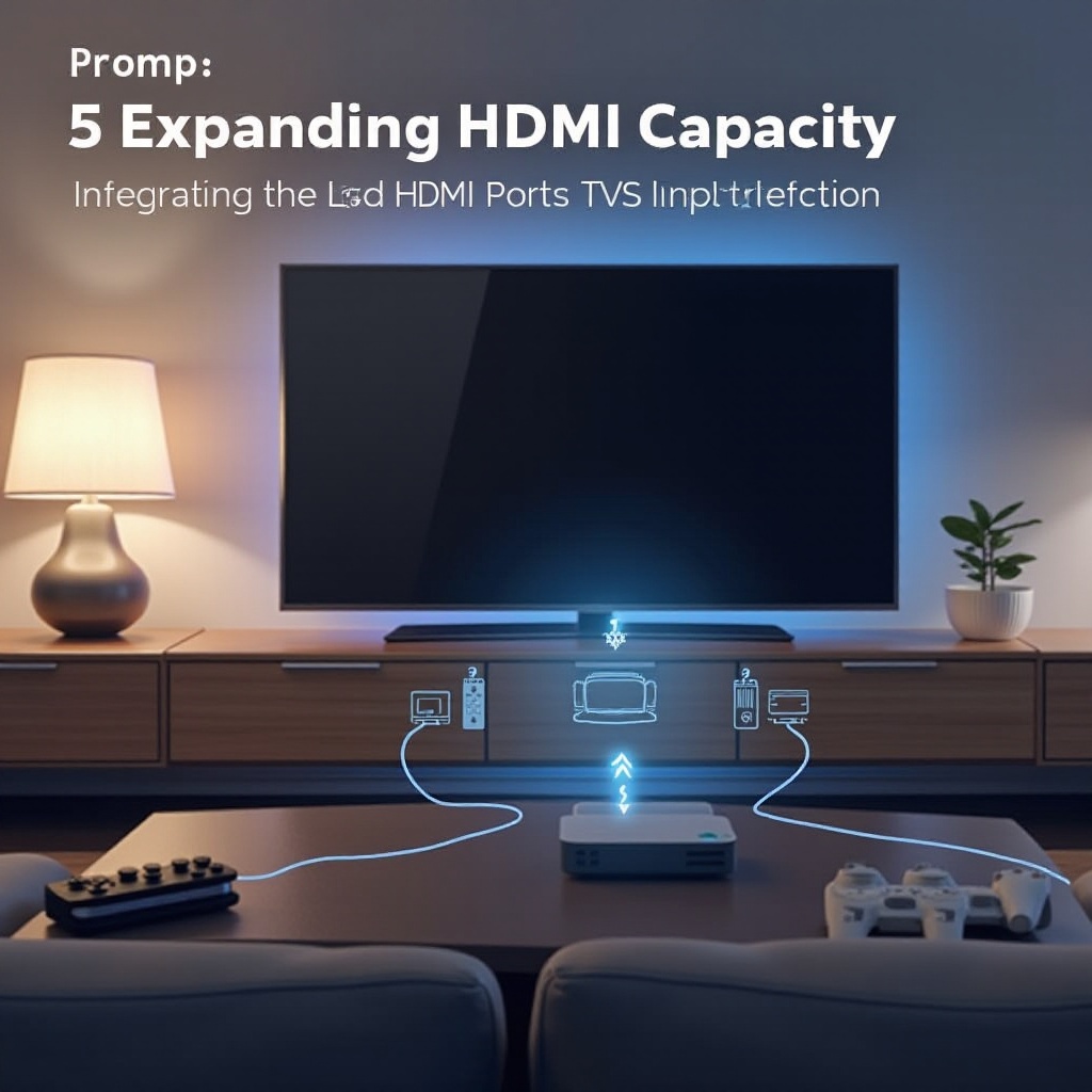 tidak cukup port HDMI di TV