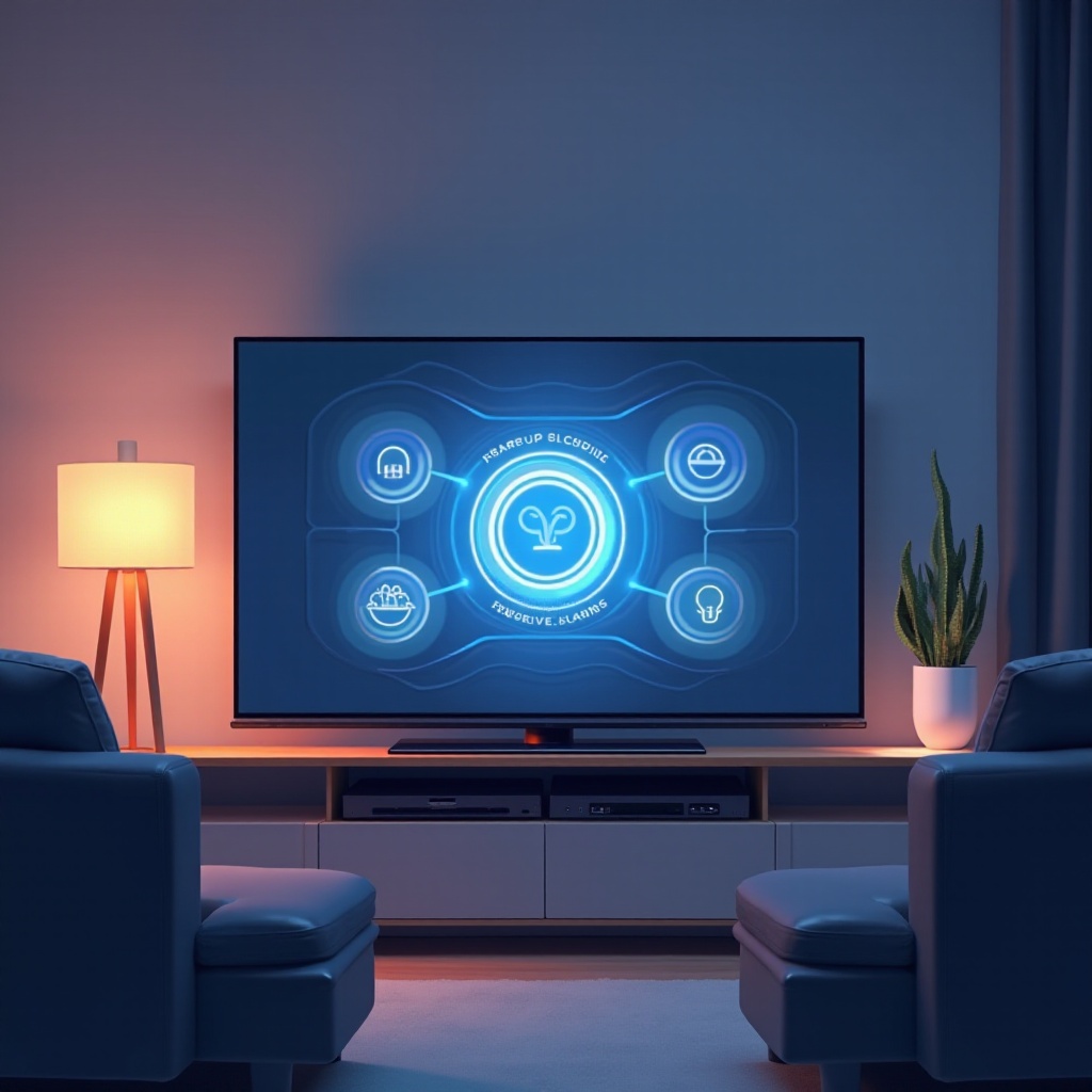 tv philips dalam mode aman