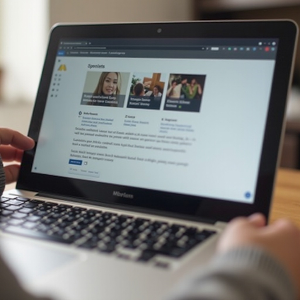 paano i-flip ang screen sa isang Chromebook